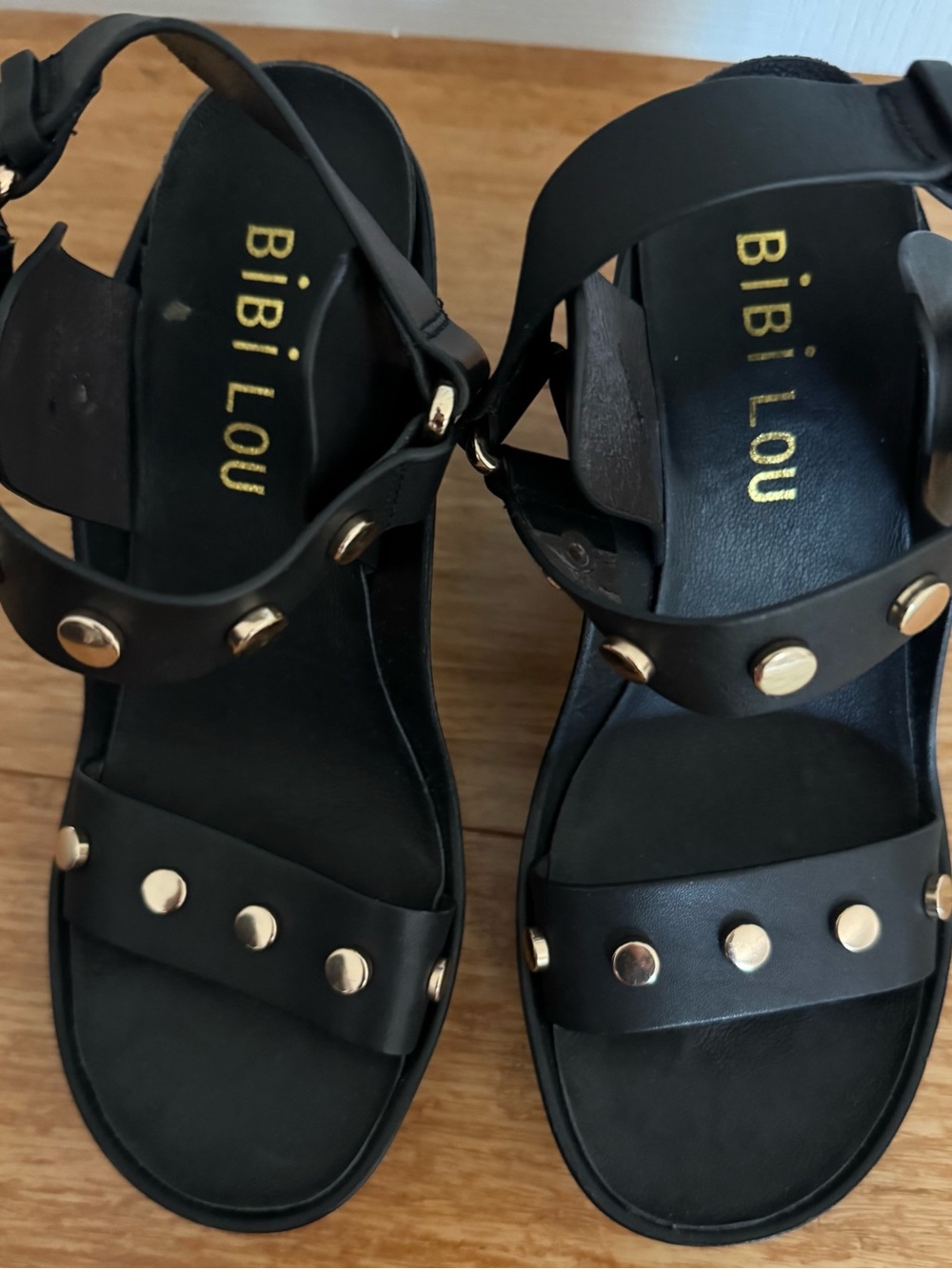 Black Stud Accent Women's Sandals